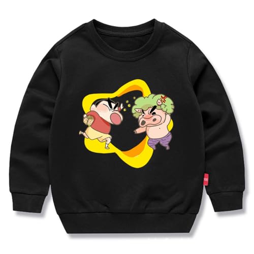 [Playcotton] �N���������񂿂�� �q���� �t�H �X�E�F�b�g ���� �N���[�l�b�N �j�̎q ���̎q ��100% �L�b�Y ���� �J�W���A�� ���w�� �g�b�v�X �v���[���g �u���b�N 150CM