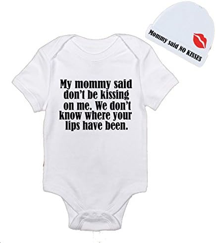 Mommy Said No Kisses with Hat Baby 