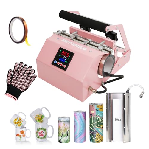 BetterSub Tumbler Mug Heat Press Machine 30 OZ 20 OZ 16 OZ Sublimation...