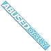 Rdecals Abused Daily Windshield Banner Decal/Sticker 3x33