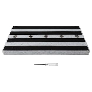 Pedals Board: Large size design makes it easy to connect effect pedals to yours guitar as well as concealing cables. Larger Space: The sufficient space under the guitar pedal board is more than enough to accommodate the power source. Free for DIY: Yo...