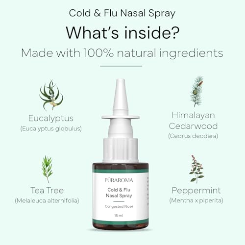 Image of Cold & Flu Care Combo - Nasal Spray + Sore Throat Spray (15ml Each) | Gentle, Non-Drowsy Formula | For Adults & Children | EU Formulated