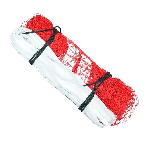 Image of Zain Sports Badminton Net for Backyard,Portable Red Badminton Nets Heavy Duty for Kids Adults, 20 FT x 2.5 FT Professional Badminton Replacement Net with Nylon Wire for Indoor Outdoor