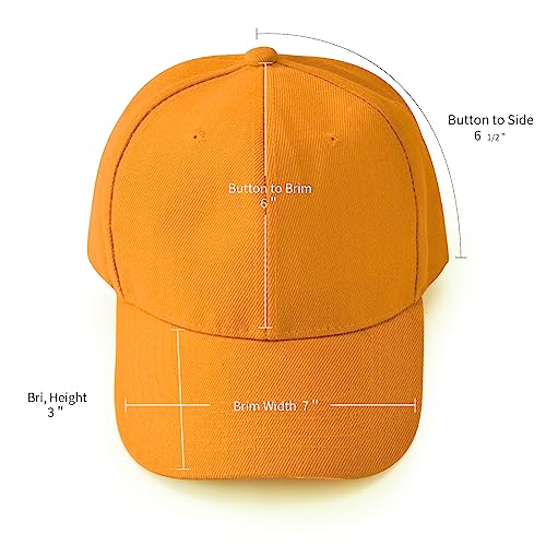 Image of NOBONDO 12 Pack Unisex Baseball Caps - Bulk Wholesale Blank Plain Adjustable Hats for Men & Women