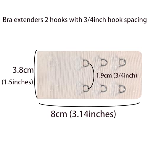 Image of SAMGU Women's Bra Extenders 2 Hook /3 Hook /4 Hook /5 Hook /6 Hook Soft Stretchy