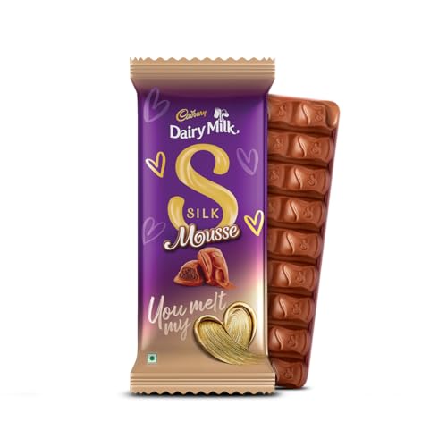 Cadbury Dairy Milk Silk Mousse Valentine's Gift Pack Chocolate Bars, 48.5g