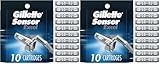 Gillette Sensor Excel Men's Razor Blade Refills, 10 Count (Pack of 2)