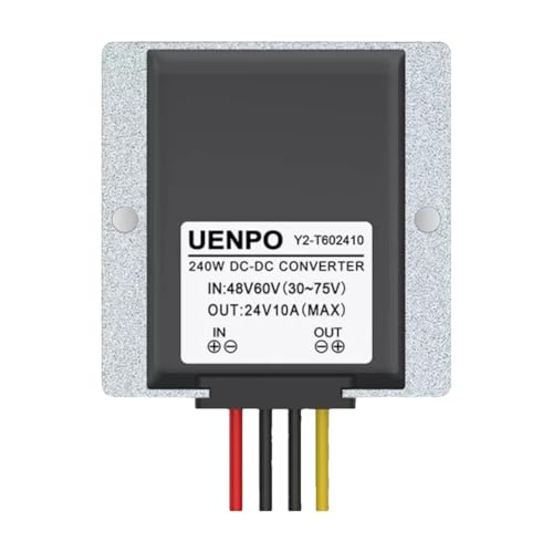 Convertisseur de puissance 60V à 24V DC anti surchauffe 10A