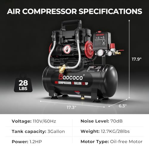 Baococo Ultra Quiet Air Compressor