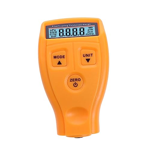 OUNONA Car Measurement Tool for Thickness Micrometer Digital Thickness Gauge Car Thickness Gauge Thickness Gauges Automotive Cars Yellow