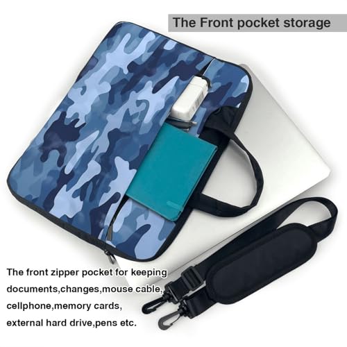 Maletín impermeable para laptop 14 pulgadas con asa y correa miniatura 6