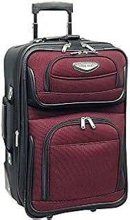 Travel Select Unisex-Adult Amsterdam Expandable Rolling Upright Luggage, Burgundy, Carry-on 21-Inch