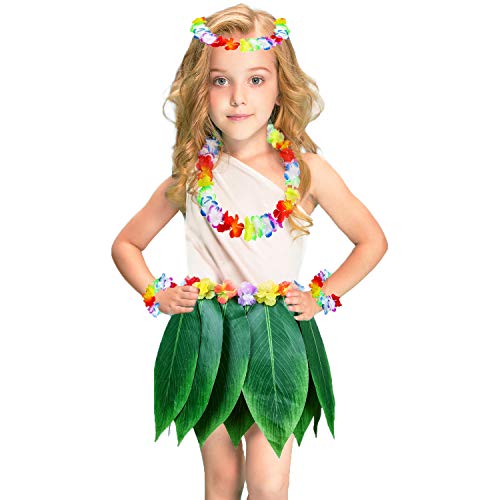 Leegleri 43398-25873 Ti Leaf Hula Skirt Hawaiian Luau Green Grass Skirt thumb #4