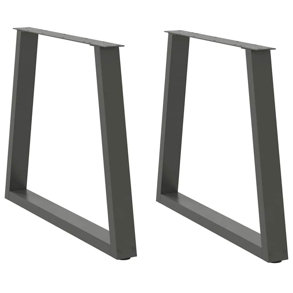 Stół do jadalni nogi w kształcie litery V 2 sztuki 80 x (72-73,3) cm stal
