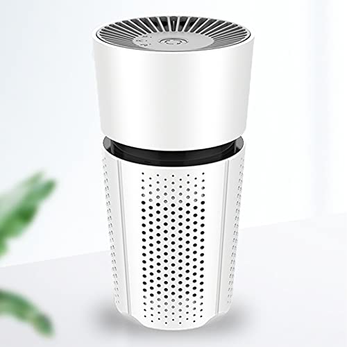 MICPANG Air Purifiers for Bedroom Mini Desktop Air Purifier for Home HEPA Air Purifier with True Air Filters Car Air Purifier Low Noise Portable Air Purifier USB Air Cleaner (California)