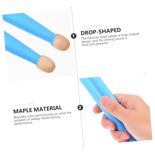 Baquetas de Madera de Arce para Batería 2 Pares miniatura 3