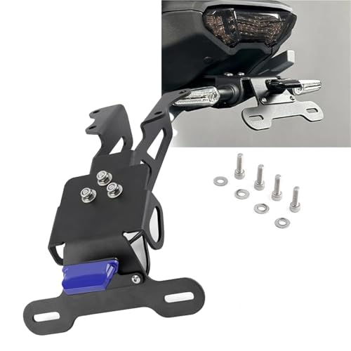 Support de plaque d'immatriculation arrière pour moto YAMAHA FJ-09 2015 2016 2017 turquoise