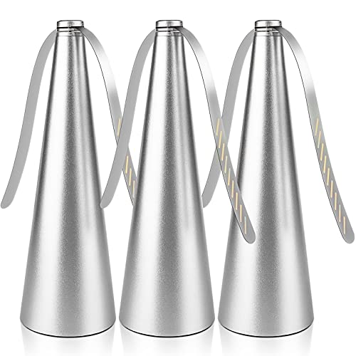 PIAOPIAONIU 3PCS Fly Fan for Outdoor Table Picnic Fly Fan and Food Fan Indoor Outdoor Meal for Party,Silver by PIAOPIAONIU - Used condition - US$21.43
