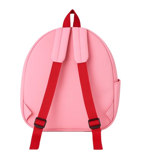 Image of Kids School Bag for Boys & Girls | Cartoon Print Bag for Nursery, LKG, UKG | Lightweight Backpack (School Bag For Kids) (Cute Cat+Angel baby)