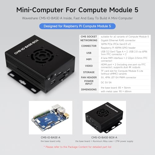 Carte CM5 Mini pour Raspberry Pi Compute Module 5 optimisant l'intégration de produit final