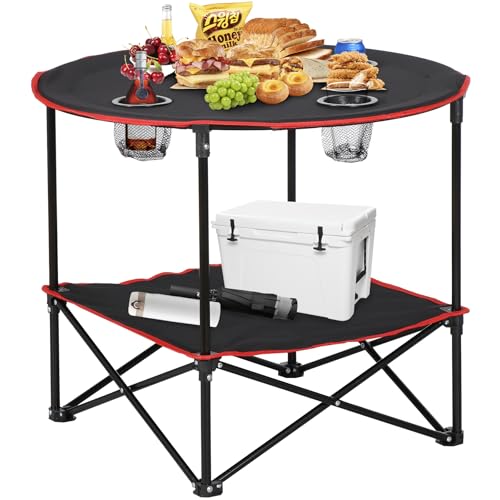 ZenStyle Indoor Outdoor Pop Up Portable Folding Picnic Table Camping
