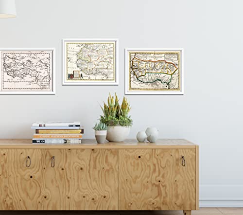 1681 Nigritarum Or Negroland Map - The Slave Trading Coast Regions Of West Africa - West African American History - Wall Art Map Poster - Pre-Colonial #TOP2