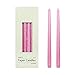 Zest Candle 12-Piece Taper Candles, 12-Inch, Pink