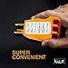 Katzco Receptacle Tester - Ideal for 110-125 Vac 3 Wire Receptacles. Tester Indicates Open Ground, Open Hot, Open Neutral, Hot and Ground Reverse, Hot and Neutral Reverse and Correct