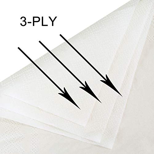 Gexolenu Mr & Mrs Cocktail Wedding Foil Napkins, Dessert Disposable Beverage Paper Napkins for Wedding Shower Party Decorations and table decorations Supplies (Rose Gold 100 pcs) - Thumbnail 2
