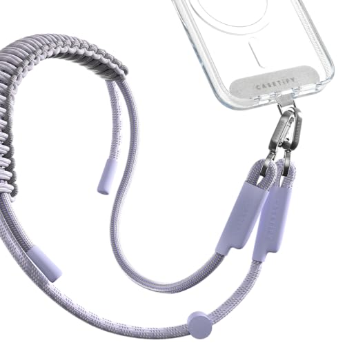 Image of CASETiFY 8mm Braided Cross-body Strap - Periwinkle