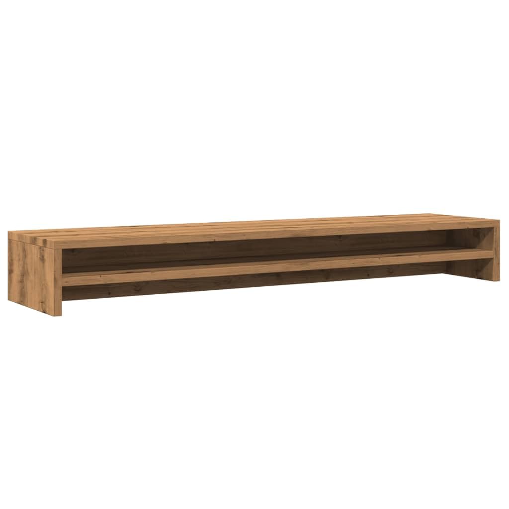 SKM Monitorständer Artisan-Eiche 100x24x13 cm Holzwerkstoff,Elektronik,Video,Videozubehör,TV-Zubehör,TV- & Monitorhalterungen,Braun,6.95KG,855825