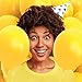 Prextex 75 Yellow Party Balloons 12 Inch Yellow Balloons with Matching Color Ribbon for Yellow Theme Party Decoration, Weddings, Baby Shower, Birthday Parties Supplies or Arch Décor - Helium Quality