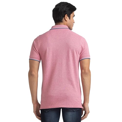 Image of Colorplus Tailored Fit Medium Green T-Shirt for Men