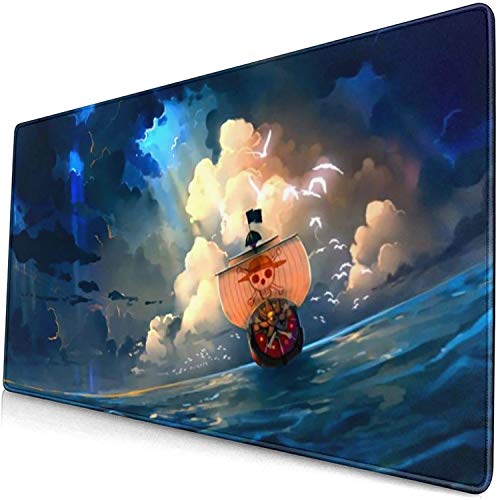 I3C Anime One Piece Luffy Roronoa Zoro Nami Alfombrilla de Ratón para Juego, Base de Goma 400 *...