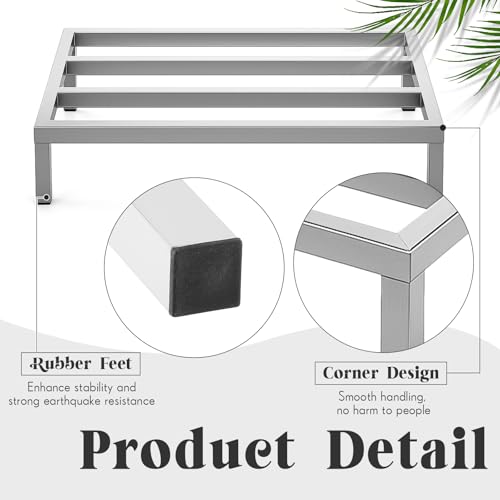 Image of MorningRo 2 Pack Dunnage Rack 48 inch Long x 20 inch Wide, 7.9 inch Height