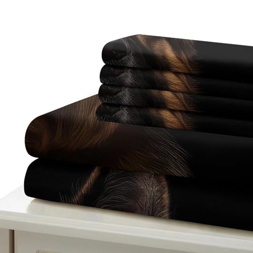 Parure de lit 220x240 microfibre respirante housse de couette 3D