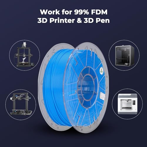 Image of 2025 Official RFID Creality Hyper PLA RFID Filament 1.75mm for K2 Plus Combo, High Speed 30-600mm /s 3D Printer Filament, 1kg(2.2lbs) /Spool Hyper PLA RFID Support CFS, for Most 3D Printers Orange