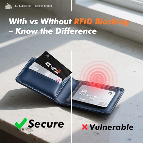 RFID Blocking Cards 2 Pack – Slim SafeCard NFC Wallet Protector for Contactless Credit/Debit Cards & Passports – Anti-Theft RFID Shield for Identity & Data Protection4