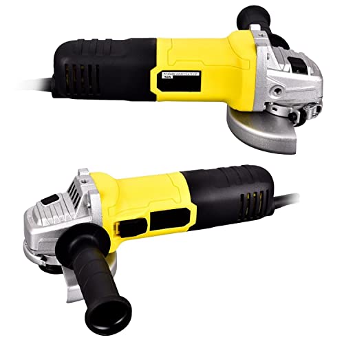 Versatile Corded Electric Grinder Tool 700W - Electric Accessories - Circular Saw, Stump Grinder Carbon Steel 1 Pin Wrench - With Key Switch - Paddle Switch With Disk Lock Button Tool #TOP1