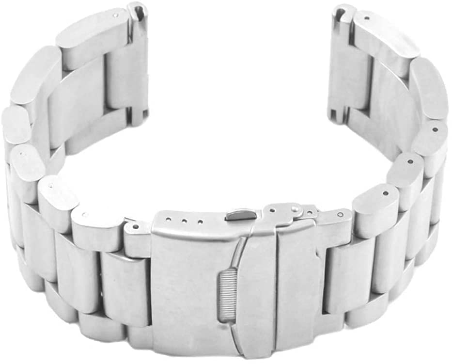 Bracelet de montre en acier résistant avec fermoir sécurisé