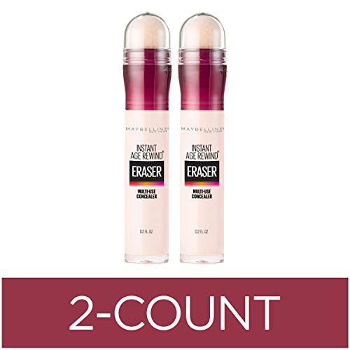 Maybelline Instant Age Rewind Eraser Dark Circles Treatment Multi-Use Concealer, Ivory, 0.2 Fl