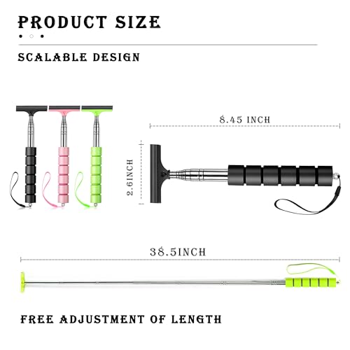 Yzxodn SMS-111 3 Pcs Side Mirror Squeegee,Car Mirror Squeegee,Retractable Car Rearview Mirror Wiper,Portable Car Cleaning Tool thumb #1