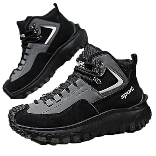 The First Young Hiking Shoes Men,thefirstyoung mens slip ons,The First Young Shoes Men,Men’s Handmade Premium Leather Slip-On Driving Boots Travel & Outdoor