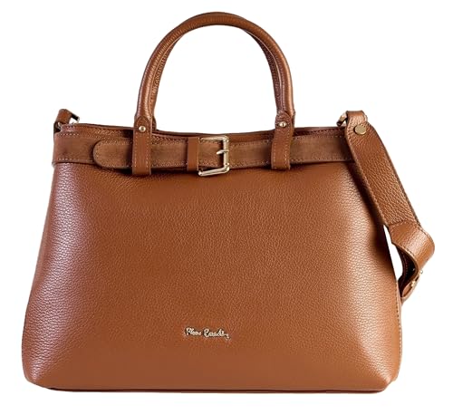 Sac Pierre Cardin Femme, Vrai Cuir, Grand, Shopper, À L'Épaule, Multifonction, Élégant, 37 cm x...