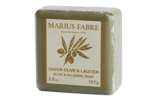 Marius Fabre: 2 x 150 g handgeschöpfte aceite de oliva de lorbeeröl de jabón según el método de Aleppo tradicional
