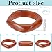 UNICRAFTALE 2Pcs 6.8cm Square Acrylic Bangle Coconut Brown Retro Wide Geometric Bracelets Fashion Wrap Bracelets Colorful Irregular Wrists Bracelet Transparent Bracelet Resin Gift Jewelry for Women
