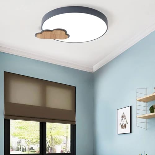 Plafonnier LED 30 W avec télécommande et éclairage tricolore réglable - 2