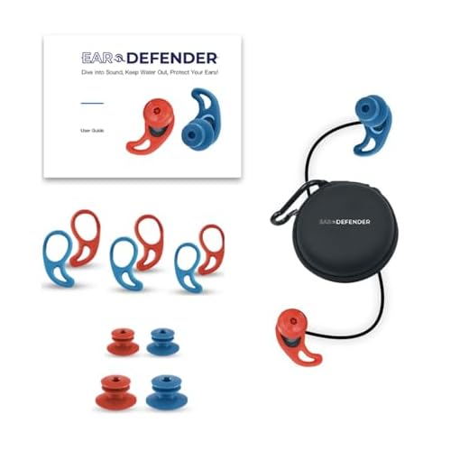 EAR DEFENDER - Tapones Oido Natación - Natación y Surf - Tapones Natacion Hombre - Tapones Oidos Piscina - Tapones Oidos Natación Adulto - Swimming Earplugs - Tapon Oidos Natacion - Surf Ears Plugs