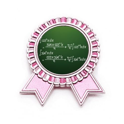Broche intégrale Cosine Rose en métal M : accessoire géométrique aux finitions soignées
