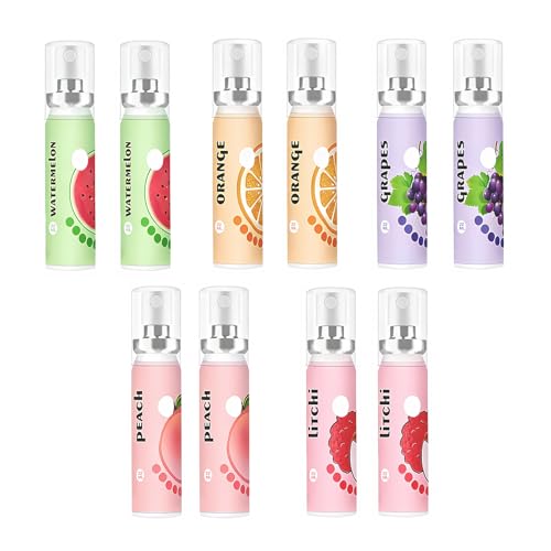Daozhogo Mundspray mit Fruchtgeschmack 10 Stück 20 Ml Atemerfrischer Mundspray Auffrischungspflegespray Tragbares Spray gegen Mundgeruch und Karies Mundgeruchspflege nachhaltig Frischen